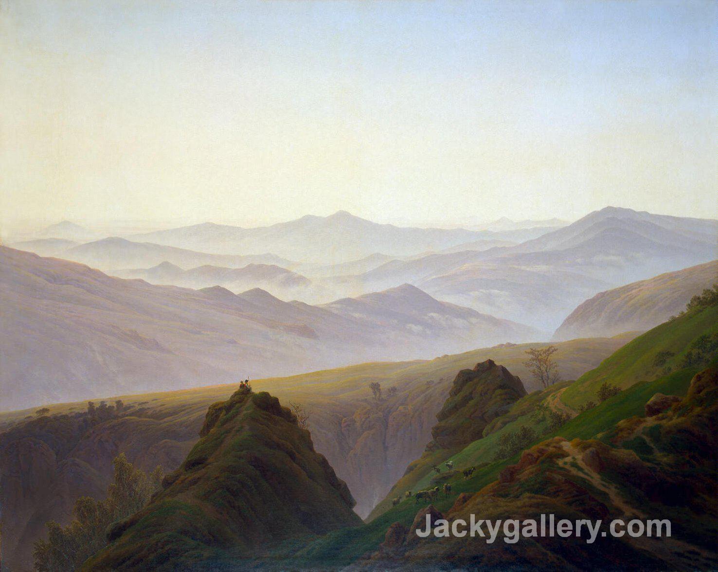 Morning in the Mountains by Caspar David Friedrich paintings reproduction